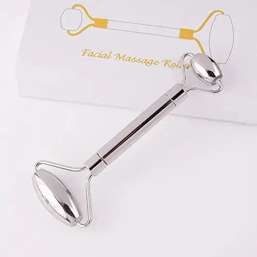 Stainless Steel Face Roller, Gua Sha Fascial Massage Tool